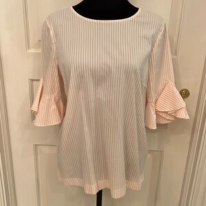 Pink & white blouse